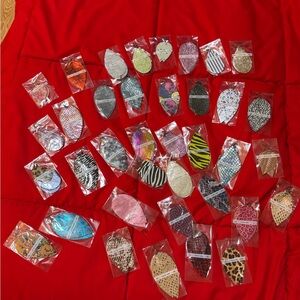 Italian Leather Earrings